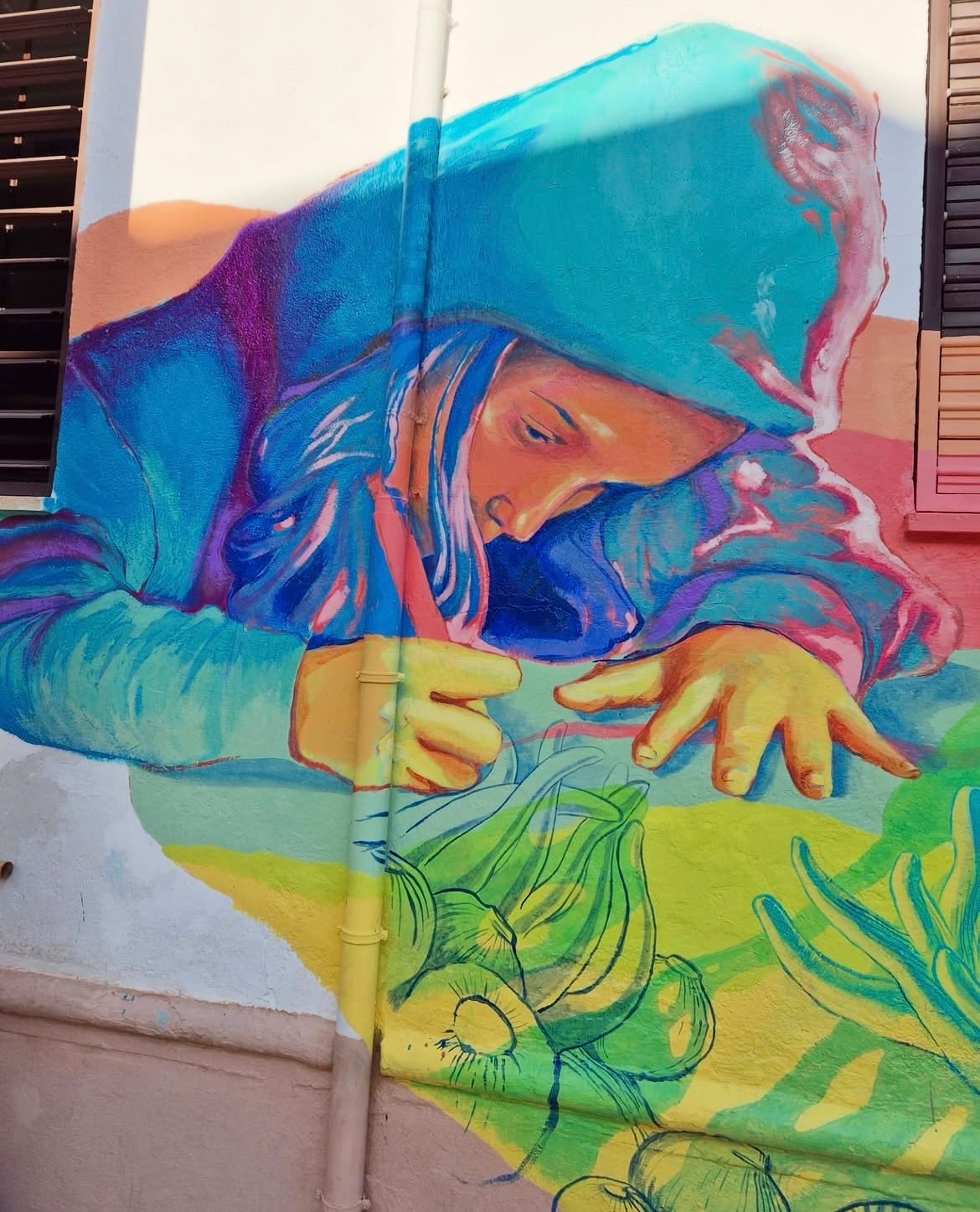 Mural cooperativo · Colegio Gómez Moreno