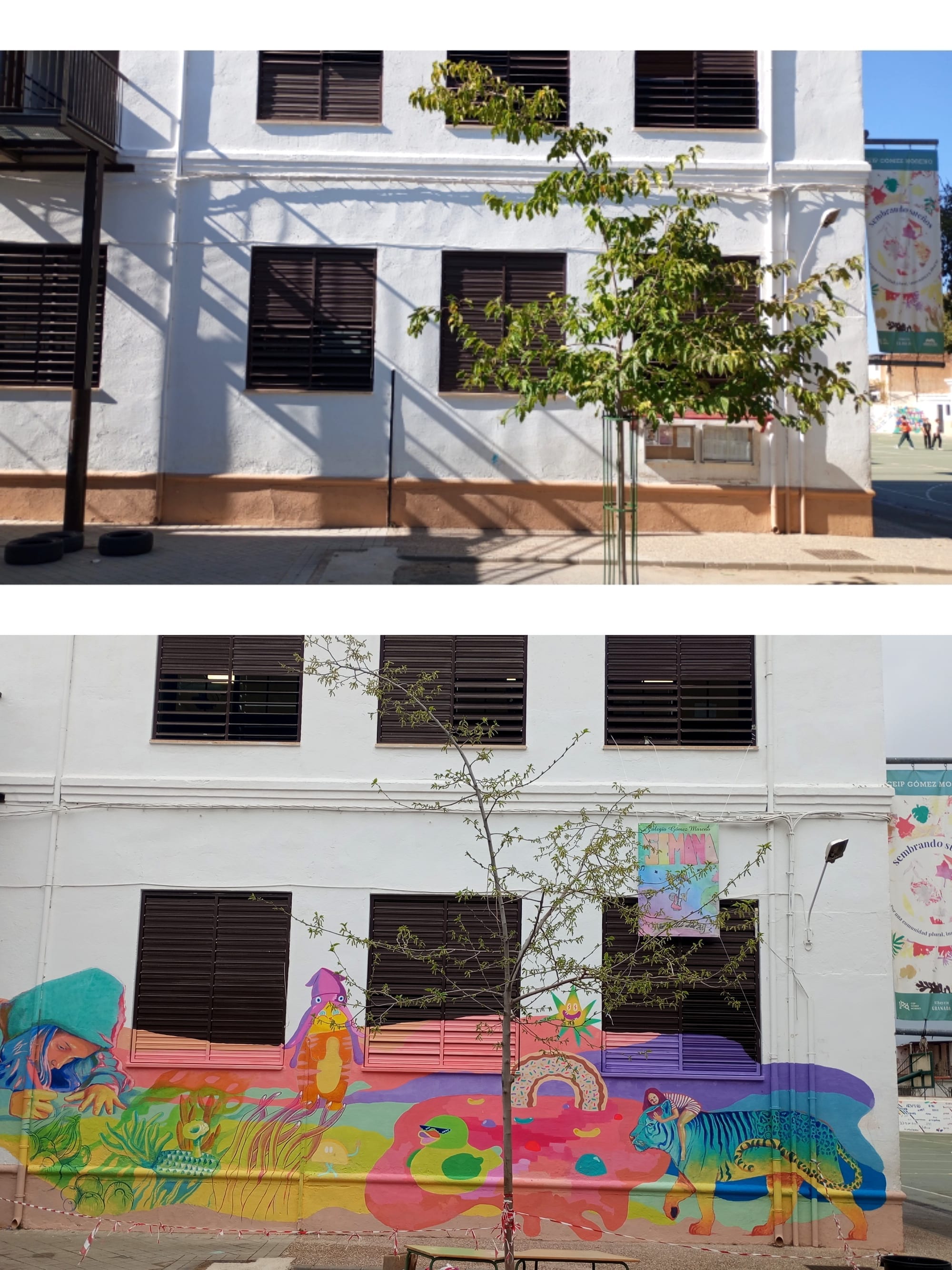 Mural Colegio Gómez Moreno